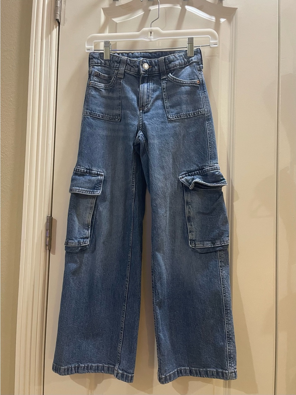 H&M Wide-Leg Cargo Jeans for Girls